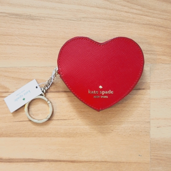 kate spade Handbags - Kate Spade Heart Change Purse Key Chain